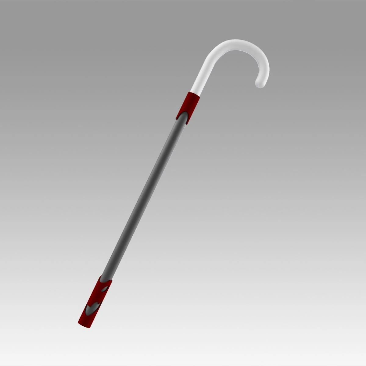 rwby roman torchwick crutch cosplay prop 3D Print Model .c4d .max .obj .3ds .fbx .stl .blend 