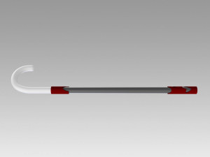 rwby roman torchwick crutch cosplay prop Modello di stampa 3D