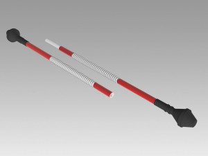 the legend of heroes estelle bright sticks cosplay prop Model do druku 3D