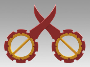 final fantasy x rikku dagger cosplay prop 3D Print Model