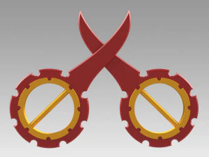 final fantas&iacute;a x rikku daga cosplay prop Modelo de impresión 3D