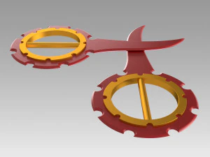 final fantasy x rikku dagger cosplay prop 3D Print Model
