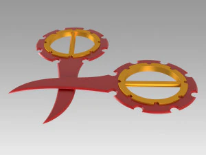 final fantasy x rikku dagger cosplay prop 3D Print Model