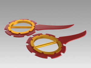 final fantasy x rikku dagger cosplay prop Modelo de impresión 3D