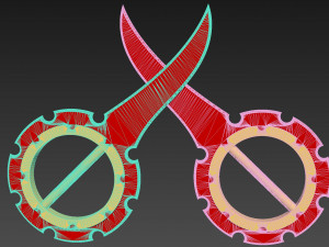 final fantasy x rikku dagger cosplay prop Modelo de impresión 3D