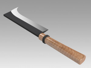 higurashi when they cry rena ryugu sword cosplay prop 3D-printmodel