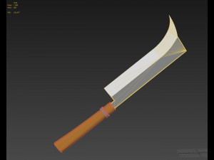 higurashi when they cry rena ryugu sword cosplay prop 3D-printmodel