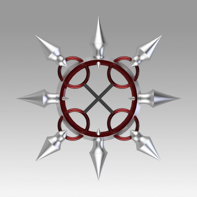 kingdom hearts organization xii number viii lea axel 3D Принт Модель .c4d .max .obj .3ds .fbx .stl .blend
