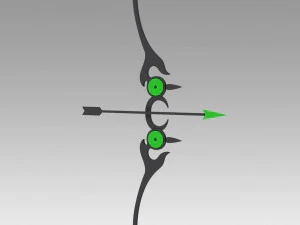 serafim do fim yoichi saotome arco e flecha Modelo de Impressão 3D