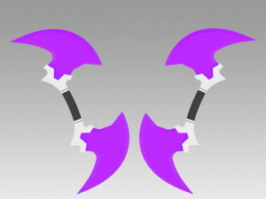 league of legends soul reaver draven the executioner sickle 3D प्रिंट मॉडल