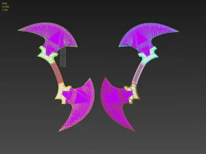 league of legends soul reaver draven the executioner sickle 3D Print Model