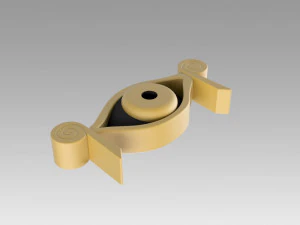 yu-gi-oh yugioh duel monsters isis ishtar necklace cosplay prop 3D Print Model