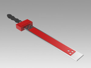 guilty gear sol badguy sword cosplay prop Modello di stampa 3D