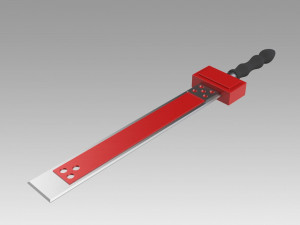 guilty gear sol badguy sword cosplay prop Modello di stampa 3D