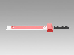 guilty gear sol badguy sword cosplay prop Modello di stampa 3D