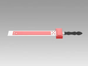 guilty gear sol badguy sword cosplay prop 3D Print Model