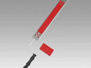 guilty gear sol badguy sword cosplay prop Modello di stampa 3D
