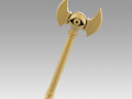 Yu-Gi-Oh Yugioh Duel Monsters Marik Ishtar Cane Cosplay Prop 3D-Modell