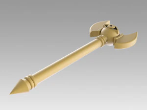 yu-gi-oh yugioh duel monsters marik ishtar cane cosplay prop 3D Print Model