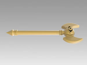 yu-gi-oh yugioh duel monsters marik ishtar cane cosplay prop 3D Print Model
