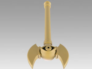 yu-gi-oh yugioh duel monsters marik ishtar cane cosplay prop 3D Print Model