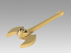 yu-gi-oh yugioh duel monsters marik ishtar cane cosplay prop 3D Принт Модель
