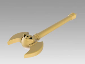 yu-gi-oh yugioh duel monsters marik ishtar cane cosplay prop 3D Print Model