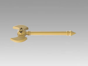 yu-gi-oh yugioh duel monsters marik ishtar cane cosplay prop 3D Print Model
