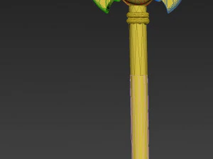 yu-gi-oh yugioh duel monsters marik ishtar cane cosplay prop 3D Print Model
