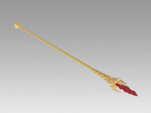 world of warcraft wow blood elf mage staves cosplay prop 3D Print Model