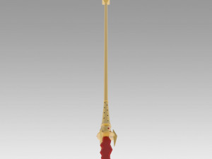 world of warcraft wow blood elf mage staves cosplay prop 3D Print Model