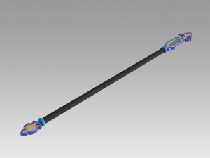 tales of zestiria the x mikleo staves cosplay prop 3D Print Model