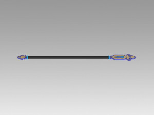 tales of zestiria the x mikleo staves cosplay prop 3D Print Model