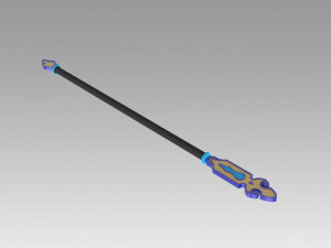 tales of zestiria the x mikleo staves cosplay prop 3D Print Model