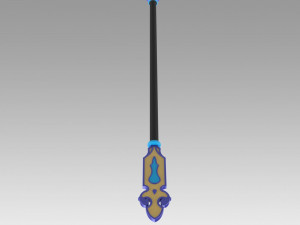 tales of zestiria the x mikleo staves cosplay prop 3D Print Model