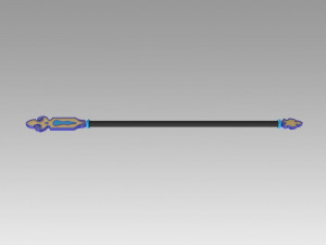 tales of zestiria the x mikleo staves cosplay prop 3D Print Model