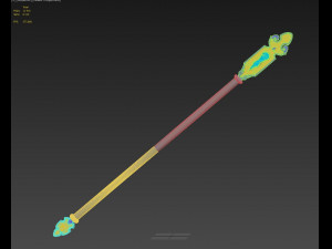 tales of zestiria the x mikleo staves cosplay prop 3D Print Model