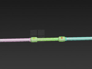 final fantasy aerith cosplay prop Model Cetak 3D