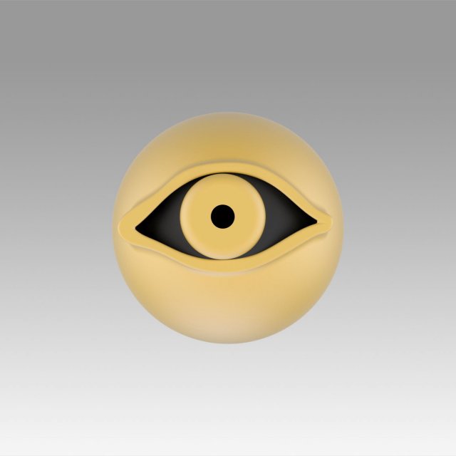 yu gi oh duel monsters maximillion j pegasus eye cosplay prop Modello di stampa 3D .c4d .max .obj .3ds .fbx .stl .blend 
