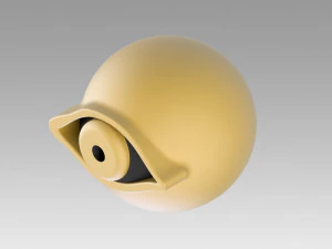 yu gi oh duel monsters maximillion j pegasus eye cosplay prop 3D Print Model