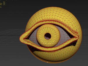 yu gi oh duel monsters maximillion j pegasus eye cosplay prop 3D Print Model