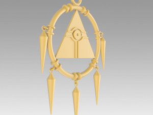 yu gi oh yugioh duel monsters ryo bakura necklace cosplay prop 3D Принт Модель