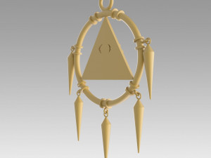 yu gi oh yugioh duel monsters ryo bakura necklace cosplay prop 3D Принт Модель