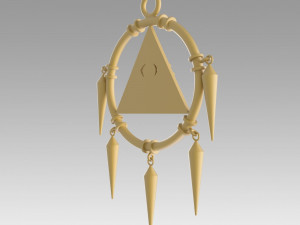 yu gi oh yugioh duel monsters ryo bakura necklace cosplay prop 3D Принт Модель