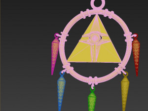 yu gi oh yugioh duel monsters ryo bakura necklace cosplay prop 3D Принт Модель