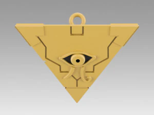 yu-gi-oh yugioh duel monsters yugi muto necklace cosplay prop 3D Print Model