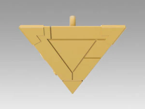 yu-gi-oh yugioh duel monsters yugi muto necklace cosplay prop 3D Print Model