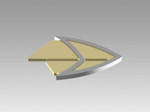 badge from star trek picard Model do druku 3D