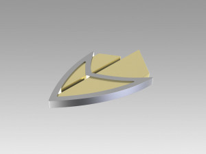 badge from star trek picard Model do druku 3D