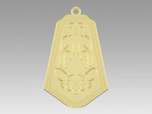 Sabrina pingente coelho cosplay adere&ccedil;o Modelo 3D